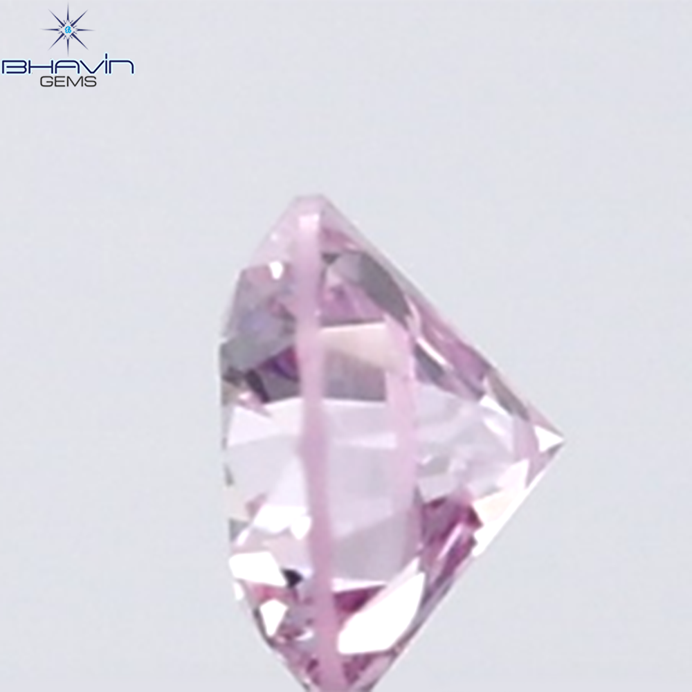 0.05 CT Round Natural Diamond Pink (Argyle) Color VS-SI Clarity