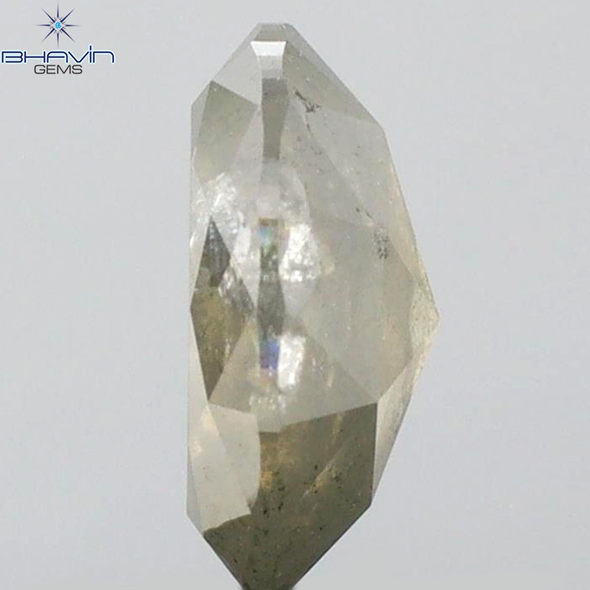 1.39 CT Oval Shape Natural Diamond Salt And Papper Color I3 Clarity (7.80 MM)