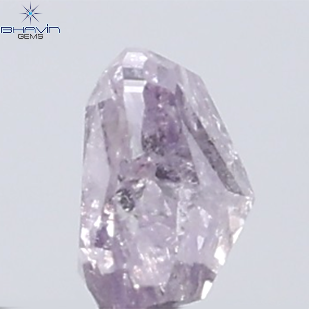 0.23 CT Radiant Diamond Natural Pink Color I3 Clarity (3.44 MM)