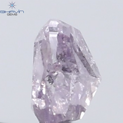 0.23 CT Radiant Diamond Natural Pink Color I3 Clarity (3.44 MM)