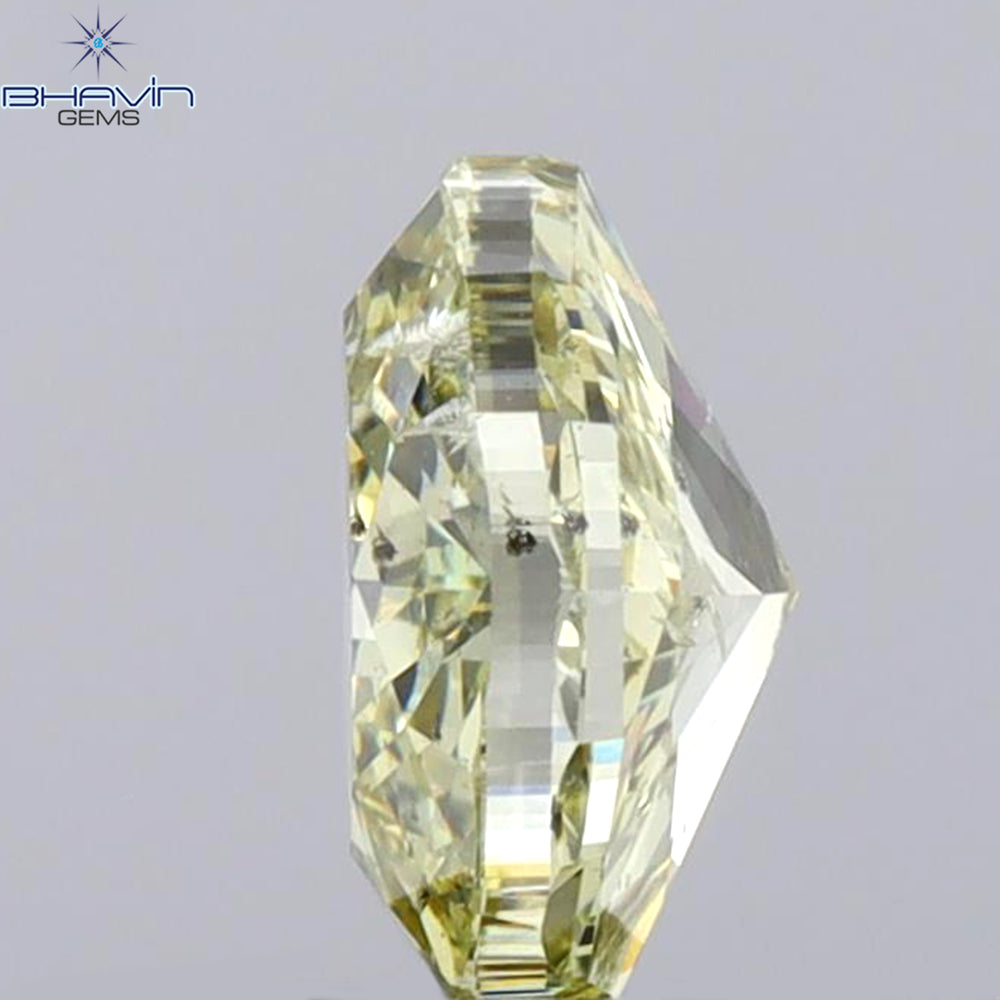 1.01 CT Oval Shape Natural Diamond Yellow Color I1 Clarity (6.90 MM)