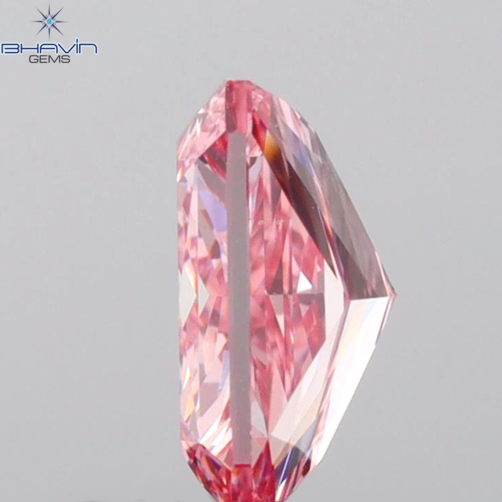 GIA Certified 1.12 CT Radiant Diamond Pink Color Natural Loose Diamond VS1 Clarity (7.04 MM)