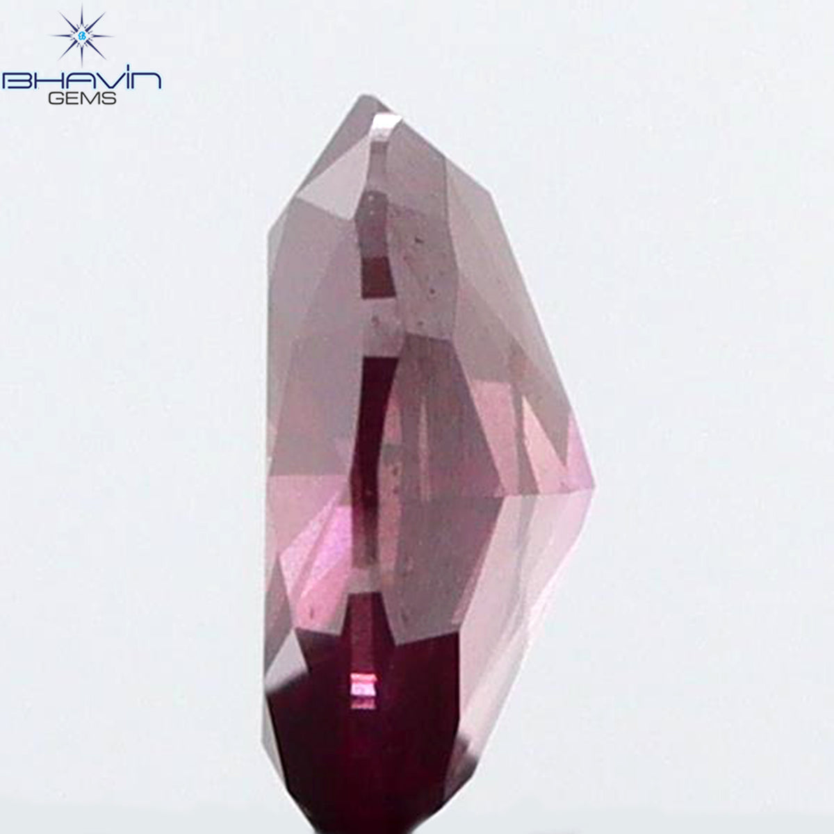0.18 CT Natural Oval Diamond Enhanced Pink Color Clarity SI1 (4.26 MM)