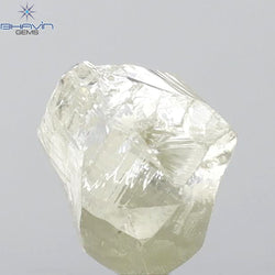2.67 CT Rough Shape Natural Diamond Yellow Color VS2 Clarity (7.53 MM)