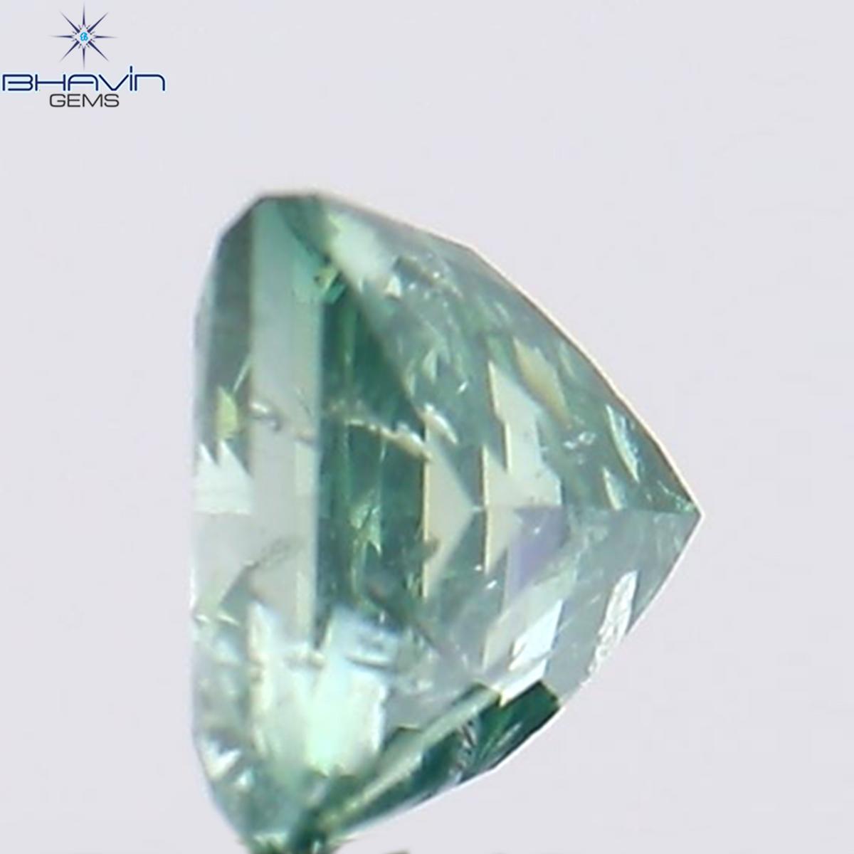 0.13 CT プリンセス シェイプ ナチュラル ダイヤモンド イエロー カラー SI1 クラリティ (2.71 MM )