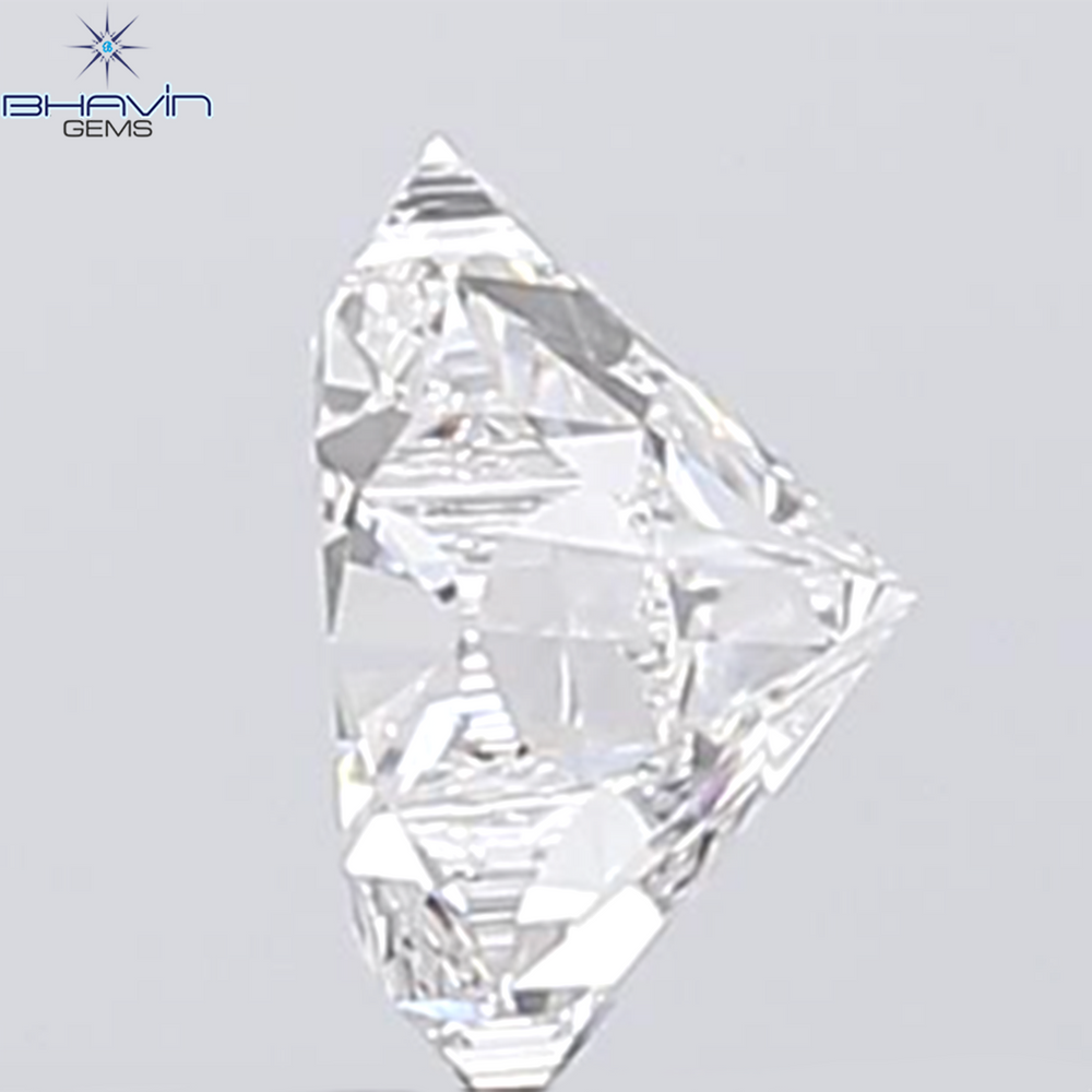 0.18 CT ラウンド ローズ カット シェイプ 天然ダイヤモンド ピンク色 I2 クラリティ (3.86 MM)