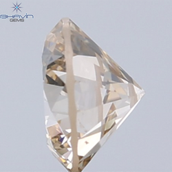0.45 CT Natural Round Diamond Brown Color Clarity VS2 (4.84 MM)