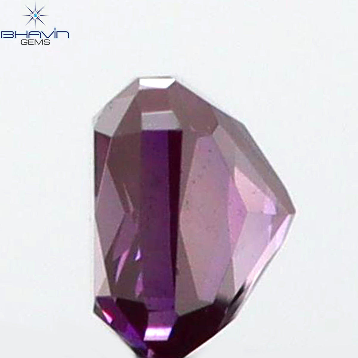0.07 CT Natural Cushion Diamond Enhanced Pink Color Clarity VS2 (1.85 MM)