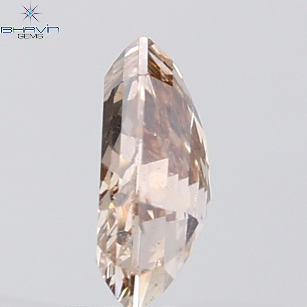 1.28 CT Shield Natural Brown Diamond SI1 Clarity (7.25 MM)