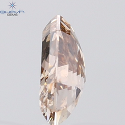 1.28 CT Shield Natural Brown Diamond SI1 Clarity (7.25 MM)