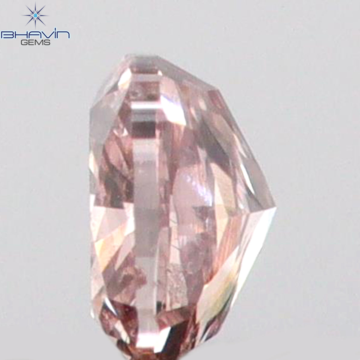 0.07 CT Cushion Shape Natural Diamond Pink Color SI1 Clarity (2.37 MM)