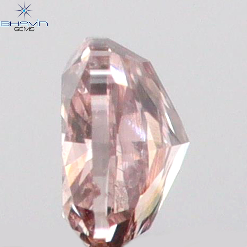 0.07 CT Cushion Shape Natural Diamond Pink Color SI1 Clarity (2.37 MM)
