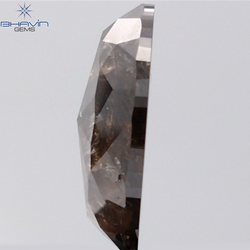 5.77 CT Oval Shape Natural Diamond Brown Color I3 Clarity (14.74 MM)
