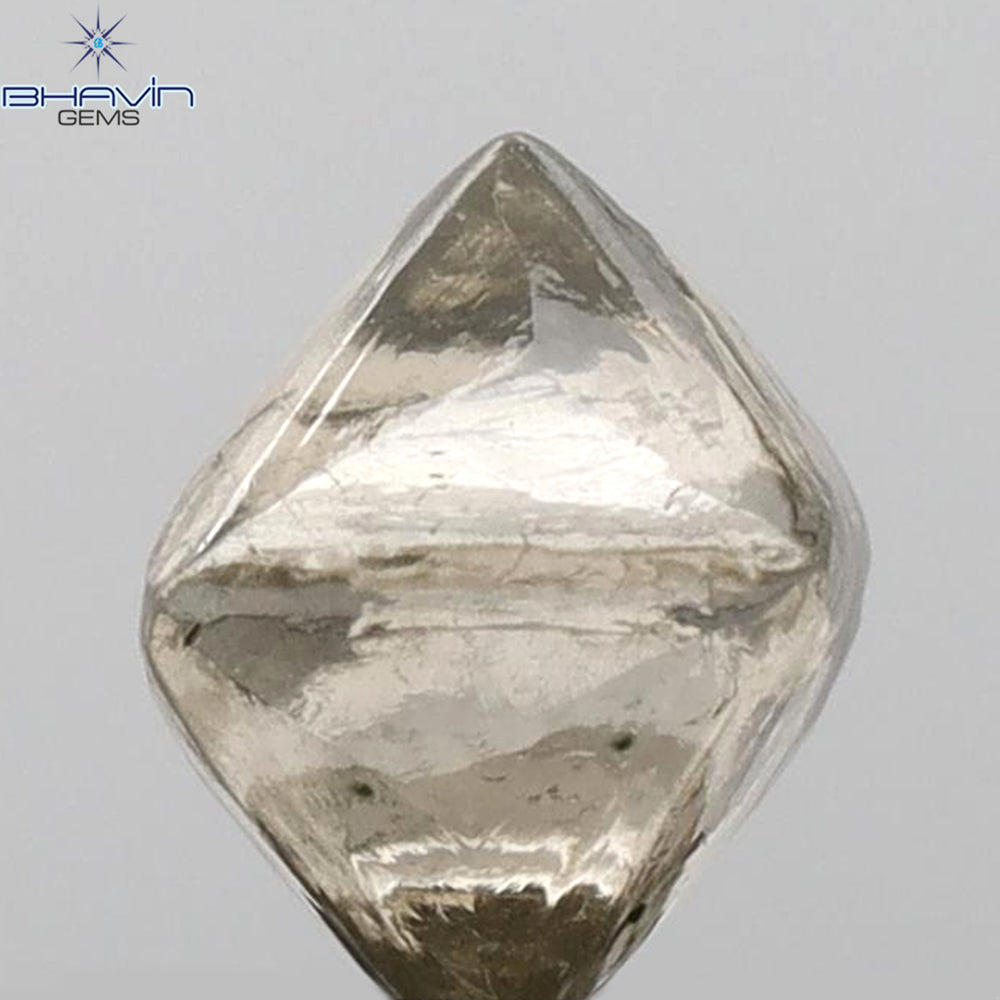 1.21 CT Rough Shape Natural Diamond Brown Color VS2 Clarity (4.80 MM)