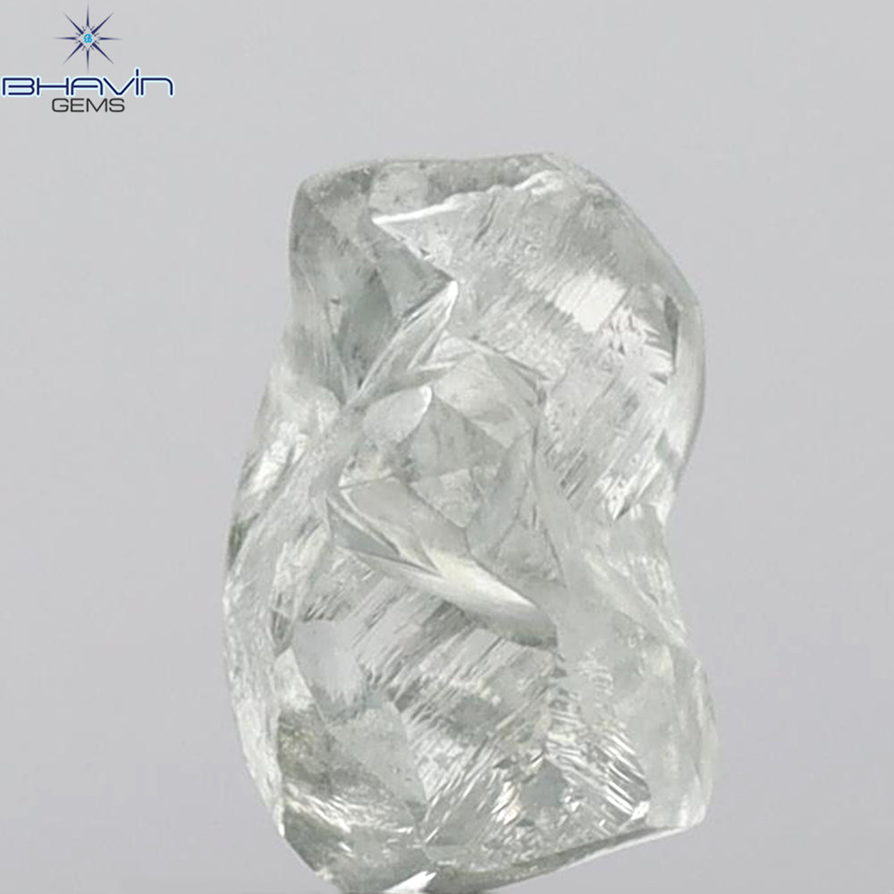 3.17 CT Rough Shape Natural Loose Diamond Bluish Green (M) Color VS2 Clarity (10.10 MM) (Copy)