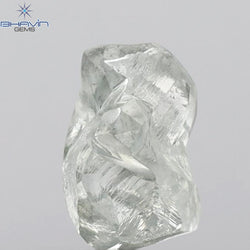 3.17 CT Rough Shape Natural Loose Diamond Bluish Green (M) Color VS2 Clarity (10.10 MM) (Copy)