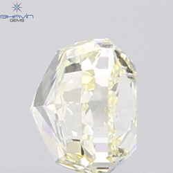 1.01 CT Cushion Diamond Natural Yellow Color SI1 Clarity (5.16 MM)