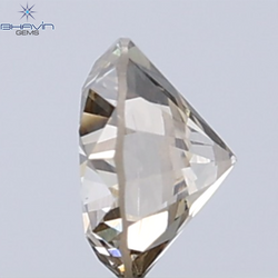 0.18 CT ラウンド ローズ カット シェイプ 天然ダイヤモンド ピンク色 I2 クラリティ (3.86 MM)