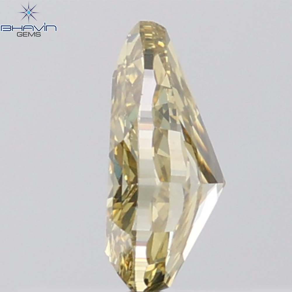GIA認定 1.27 CT クッションダイヤモンド イエローカラー 天然ダイヤモンド VS1 クラリティ (5.97 MM)