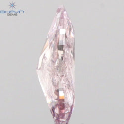 0.13 CT Marquise Shape Natural Loose Diamond Pink Color SI2 Clarity (5.12 MM)