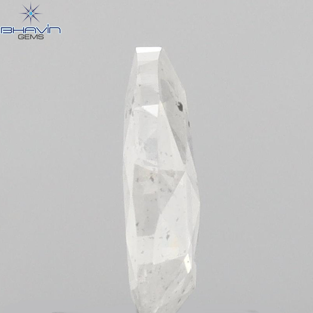 0.71 CT Pear Shape Natural Diamond White Color I2 Clarity (7.55 MM)