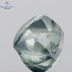 2.93 CT Natural Rough Diamond Enhanced Blue Color Clarity SI (7.97 MM)