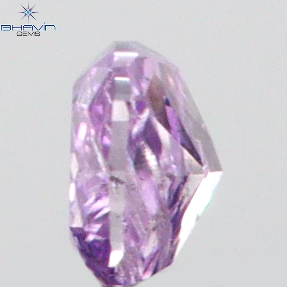 0.04 CT Natural Cushion Diamond Vivid Pink Color Clarity I2 (1.95 MM)