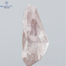 0.73 CT Pear Shape Natural Diamond Pink Color I3 Clarity (6.96 MM)