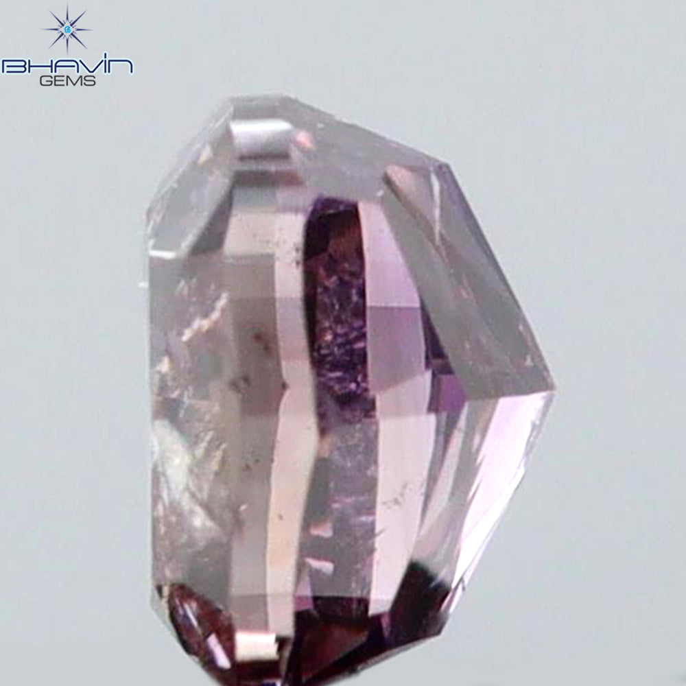 0.26 CT Cushion Shape Natural Diamond Pink Color I1 Clarity (3.48 MM)
