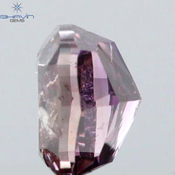 0.26 CT Cushion Shape Natural Diamond Pink Color I1 Clarity (3.48 MM)