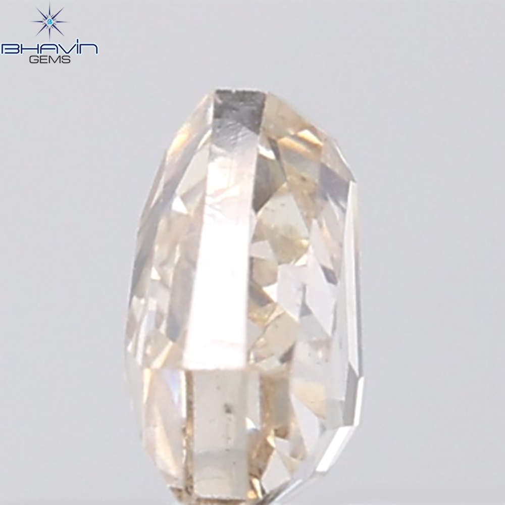 1.36 CT Shield Natural Brown Diamond SI1 Clarity (6.46 MM)