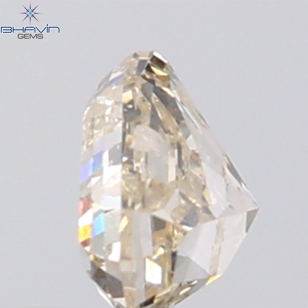 1.00 CT Shield Natural Brown Diamond SI1 Clarity (7.13 MM)