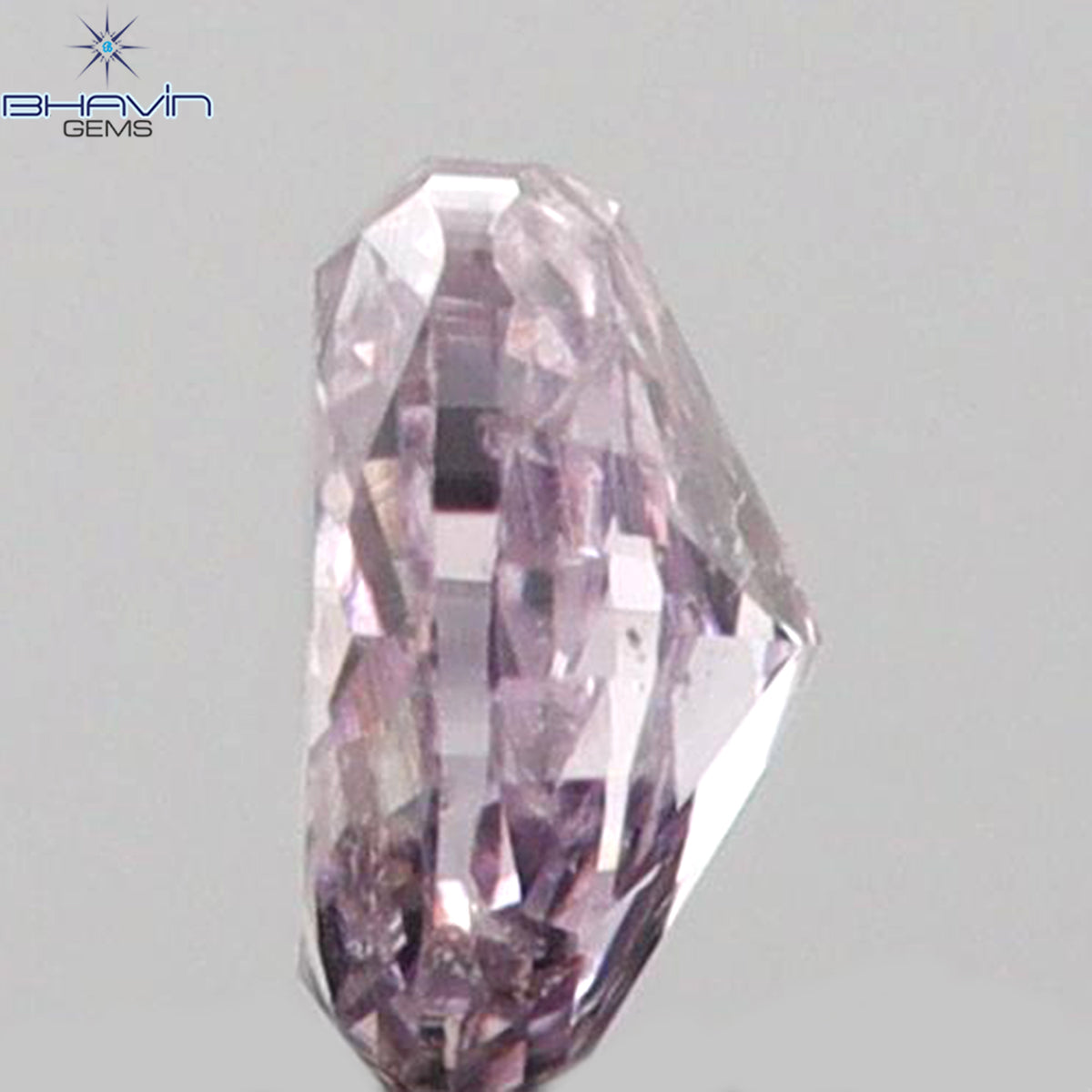 0.05 CT オーバルシェイプ 天然ダイヤモンド ピンクカラー SI1 クラリティ (2.48 MM)