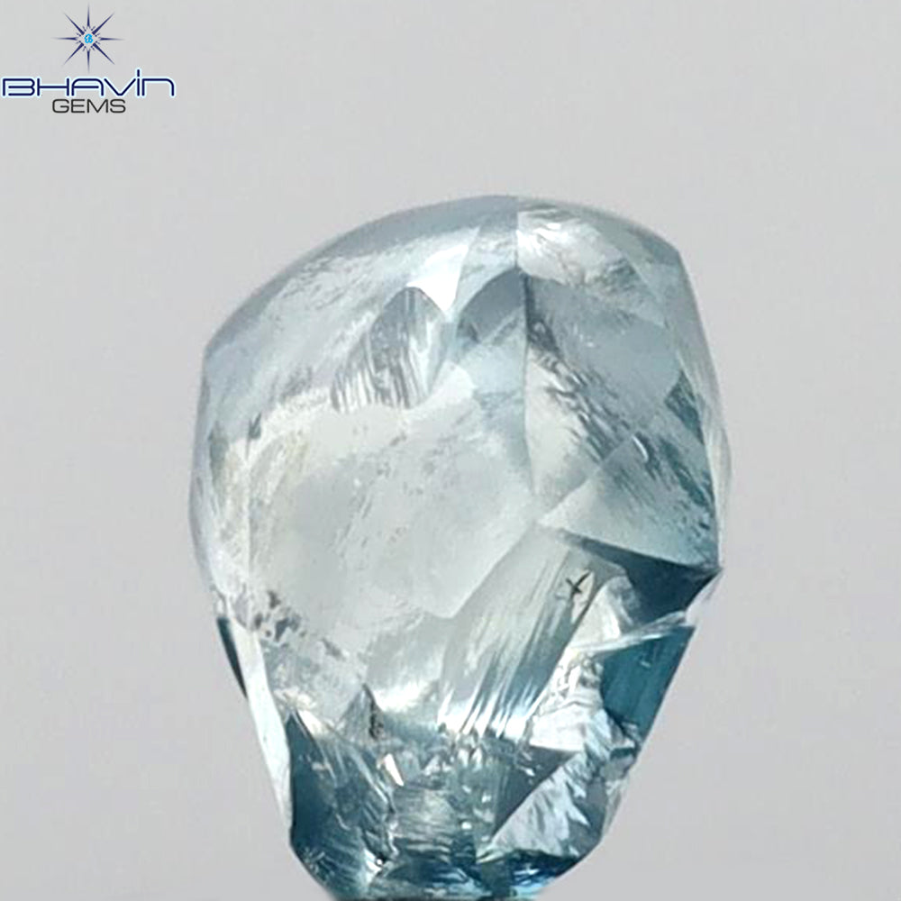 0.49 CT ラフシェイプ ナチュラル ダイヤモンド ピンク色 I3 クラリティ (4.90 MM)