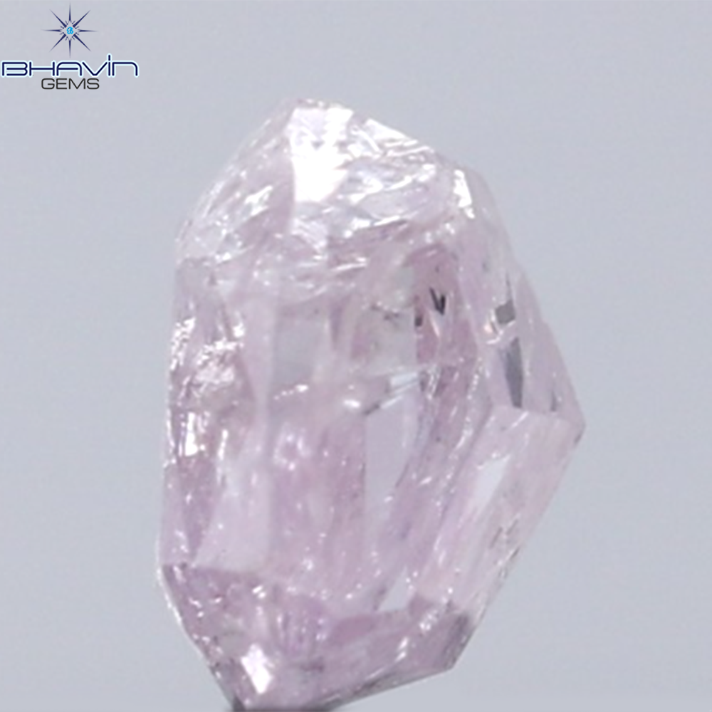 0.30 CT Radiant Diamond Natural Pink Color I3 Clarity (3.76 MM)