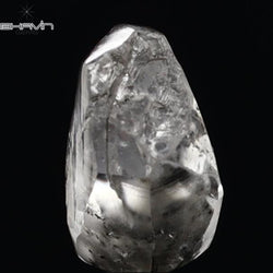 1.97 CT Rough Shape Natural Diamond Black Gray (Salt And Papper) Color I3 Clarity (7.75 MM)