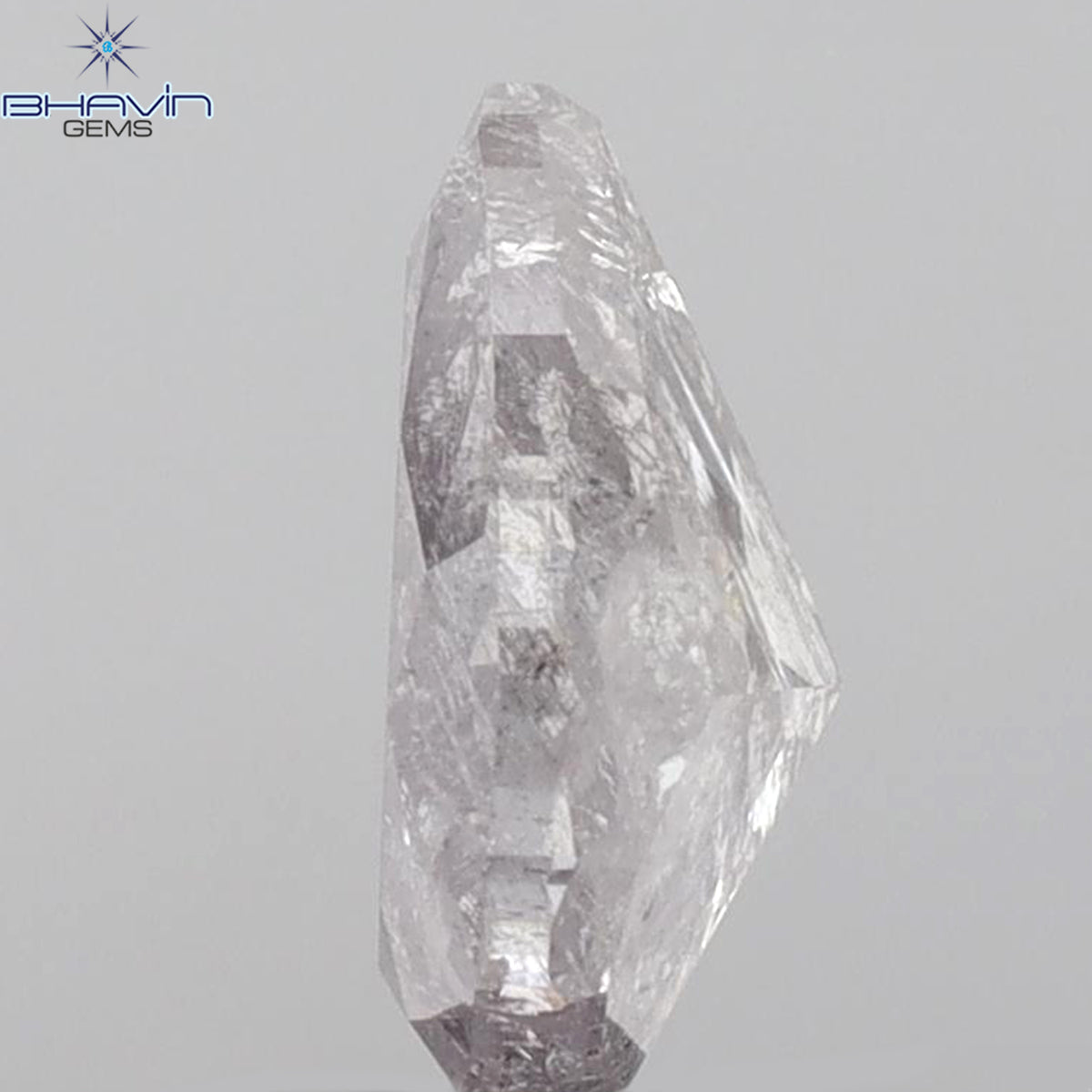 2.34 CT ペアシェイプ 天然ダイヤモンド ピンクカラー I3 クラリティ (9.84 MM)