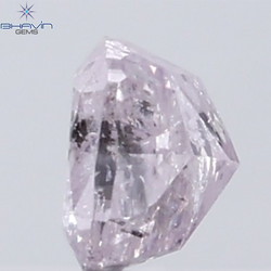 0.27 CT Cushion Diamond Natural Pink Color I3 Clarity (3.51 MM)