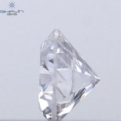 0.18 CT ラウンド ローズ カット シェイプ 天然ダイヤモンド ピンク色 I2 クラリティ (3.86 MM)