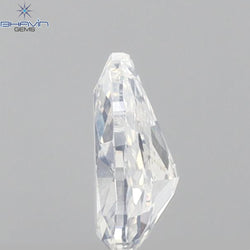 0.29 CT Pear Shape Natural Diamond White Color VS2 Clarity (5.10 MM)