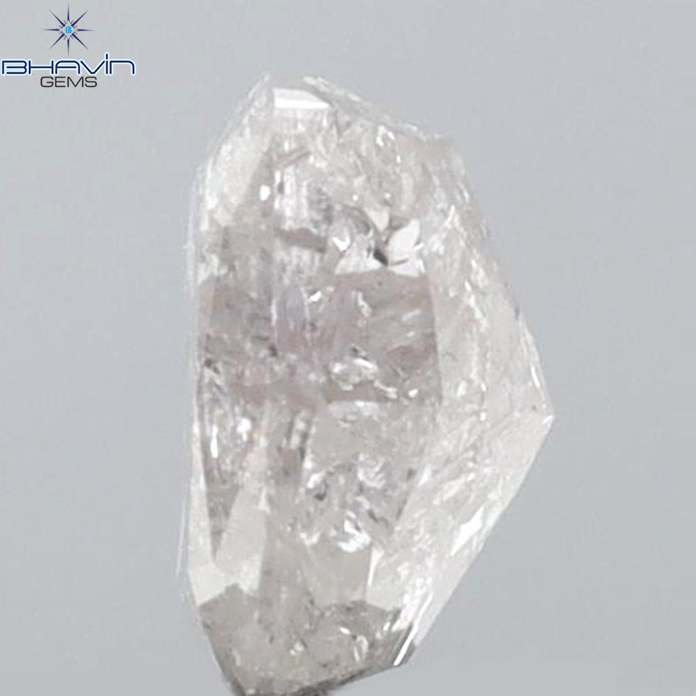 0.63 CT Cushion Shape Natural Diamond Pink Color I3 Clarity (5.05 MM)
