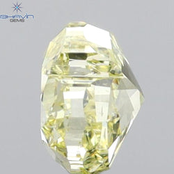 0.55 CT Heart Shape Natural Diamond Yellow Color SI1 Clarity (5.16 MM)