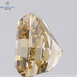 1.00 CT Hexagon Diamond Natural Brown Color VS2 Clarity (5.41 MM)