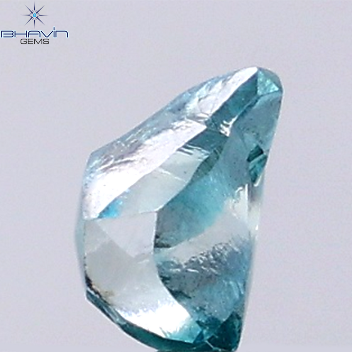 0.49 CT ラフシェイプ ナチュラル ダイヤモンド ピンク色 I3 クラリティ (4.90 MM)