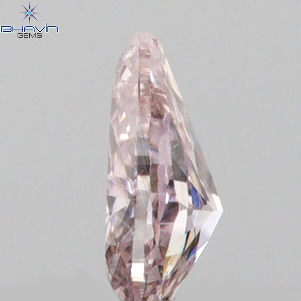 0.05 CT Natural Pear Diamond Pink Color Clarity VS2 (3.02 MM)