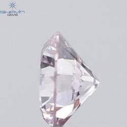 0.03 CT Round Natural Diamond Pink Color VS-SI Clarity
