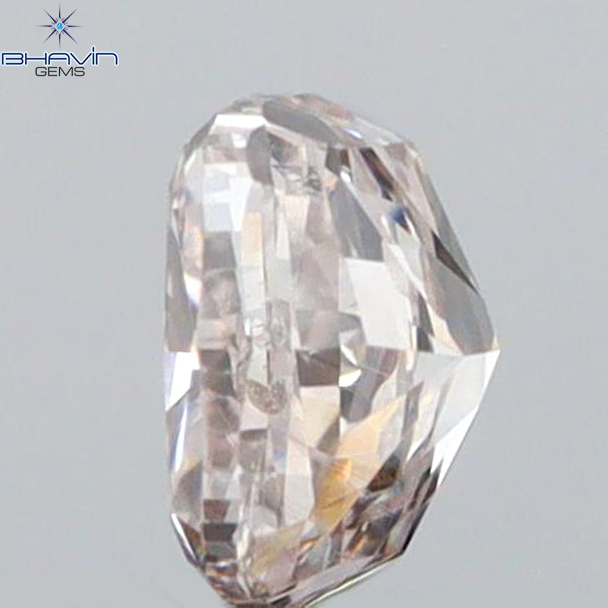 0.05 CT クッションシェイプ 天然ダイヤモンド ピンクカラー VS2 クラリティ (2.28 MM)