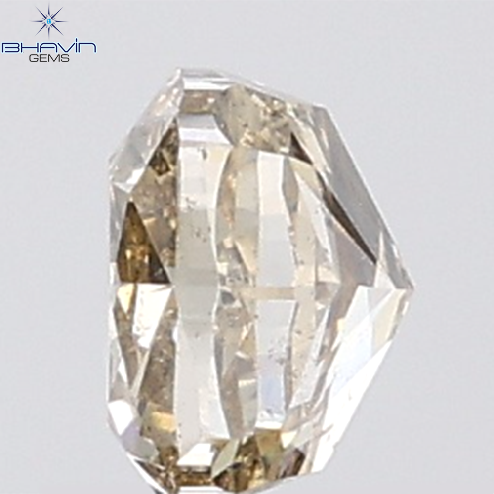 0.82 CT Cushion Diamond Natural Brown Color SI Clarity (5.03 MM)