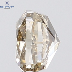 0.82 CT Cushion Diamond Natural Brown Color SI Clarity (5.03 MM)