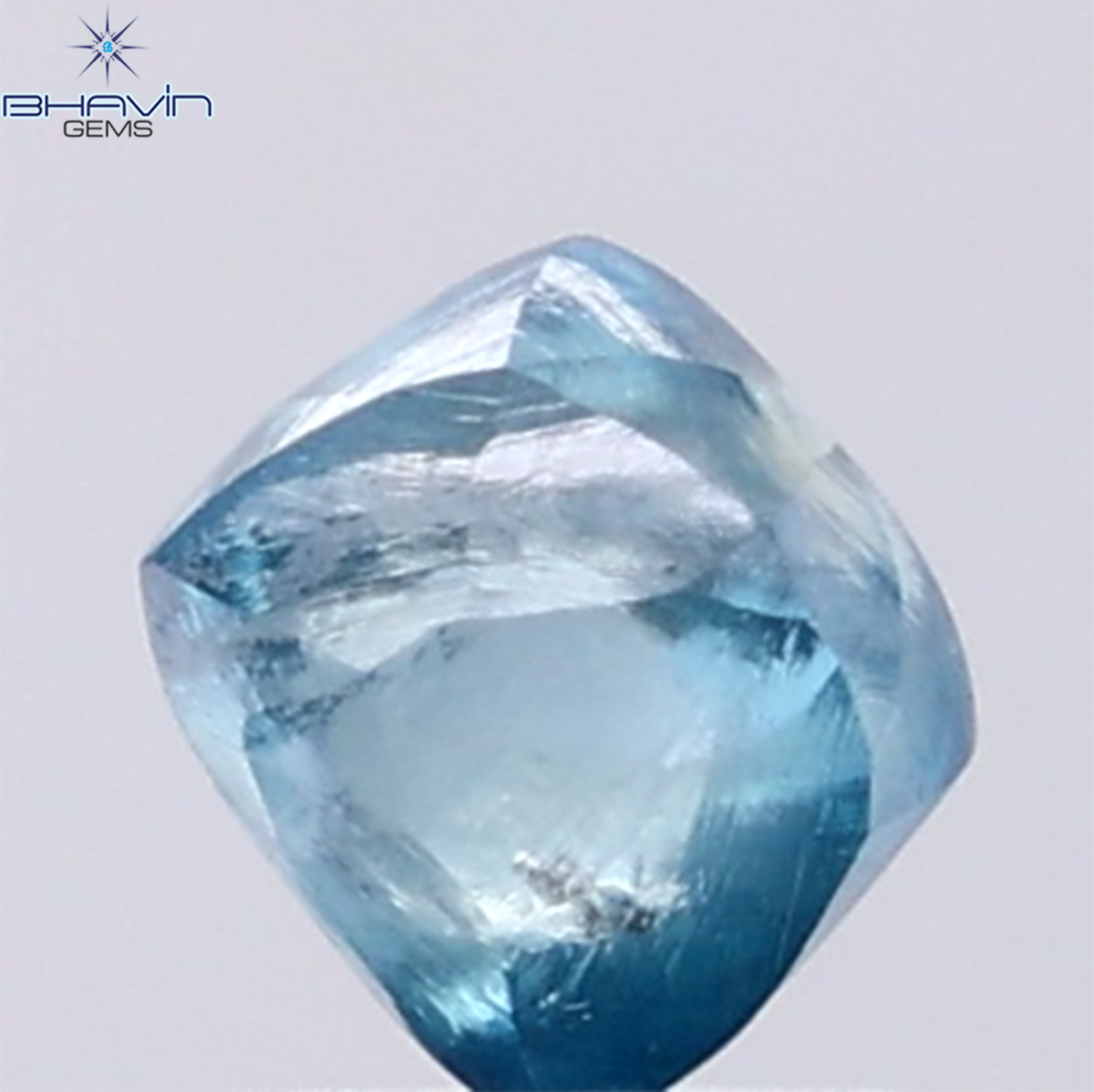 0.49 CT ラフシェイプ ナチュラル ダイヤモンド ピンク色 I3 クラリティ (4.90 MM)